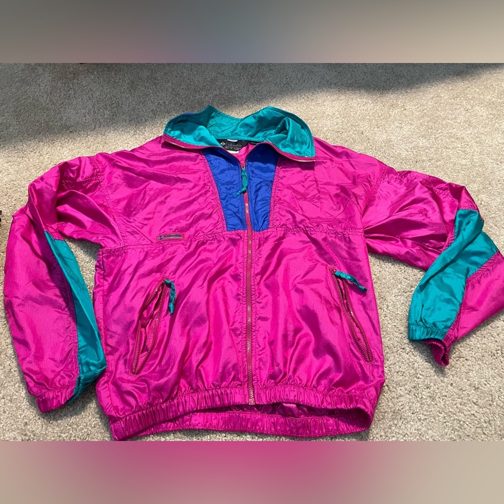 Columbia Pink and Teal Jacket
